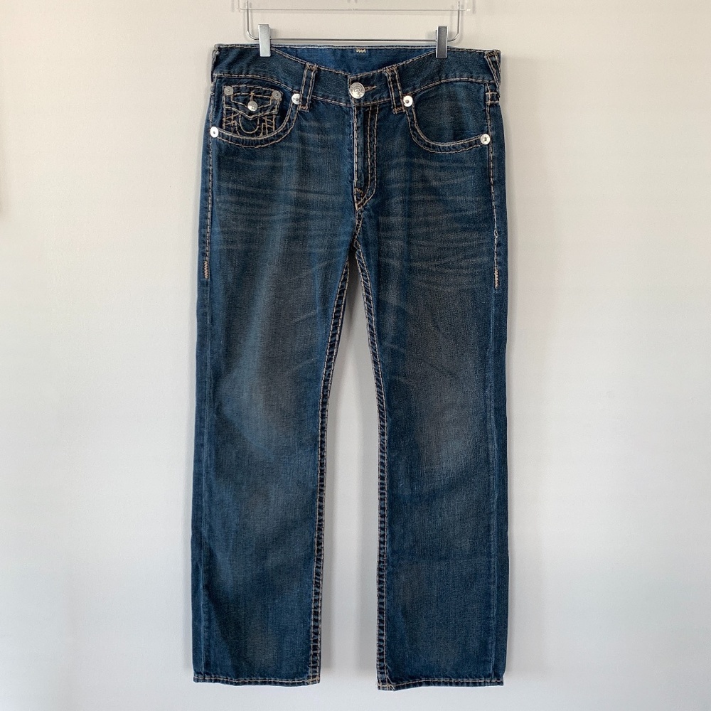 Men’s True Religion Straight Super T Cut Jeans 36
